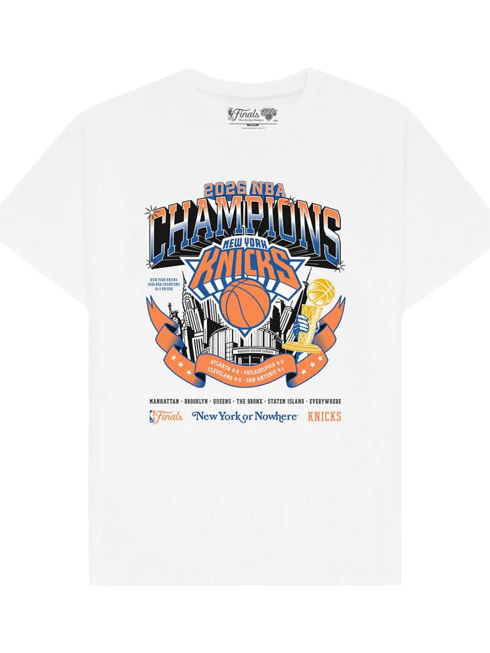 NYON Knicks 2026 NBA Champions Graphic Tee - MEDIUM NEW